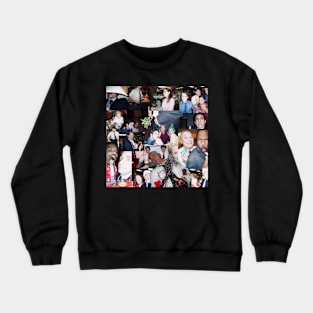 the office christmas collage Crewneck Sweatshirt